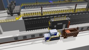 3D модели и анимация коксовой батареи для мобильного приложения Северсталь от ARPOINT