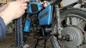 Замена цепи моторной передачи Иж Планета 5