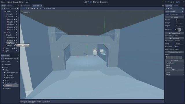 Model in Godot 3.1 with CSG: Constructive Solid Geometry (tutorial)