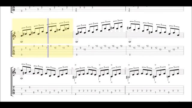 “Moonlight” Sonata n.º 14 n.º 2 - Beethoven (Partitura e Tablatura) #guitarclassic #violaoclassico