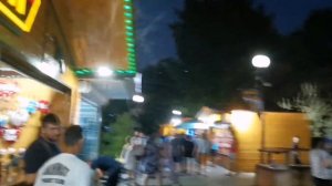 Парк аттракционов Лазаревское.Самое большое колесо обозрения в России.Штормовое предупреждение,волн