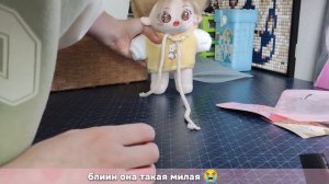 🍯[РАСПАКОВКА] Аниме плюшевая кукла! (20 см)//Как назвать куколку? 💭