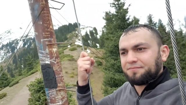 Качели в горах Алматы
