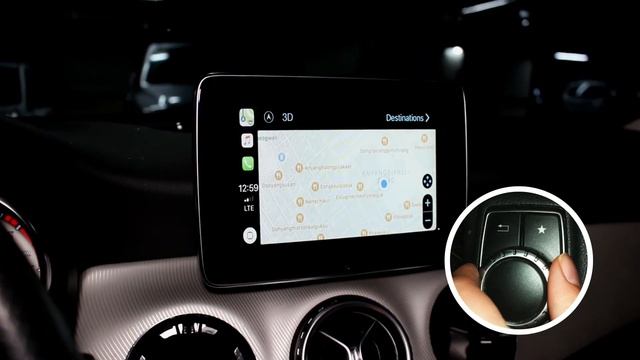 BENZ GLA Apple Carplay (7 inch monitor) смотреть онлайн
