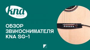 Обзор звукоснимателя для акустической гитары KNA SG-1