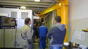 Кран консольный с ручным поворотом стрелы
