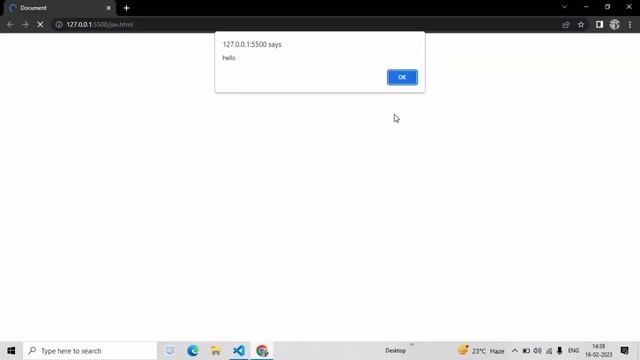 Pop-up Box In JavaScript/alert/confirm/prompt