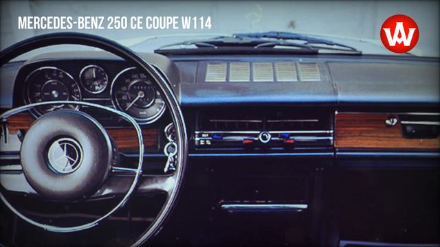 1971 Mercedes-Benz 250 CE Coupe W114 hardtop смотреть онлайн