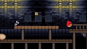 Angry Birds Animated in Super Mario World Ep. 2 | Ghost House + Boss fight