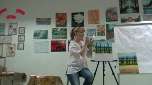 Как нарисовать пейзаж  Рисуем пейзаж  Пшеничное поле масло