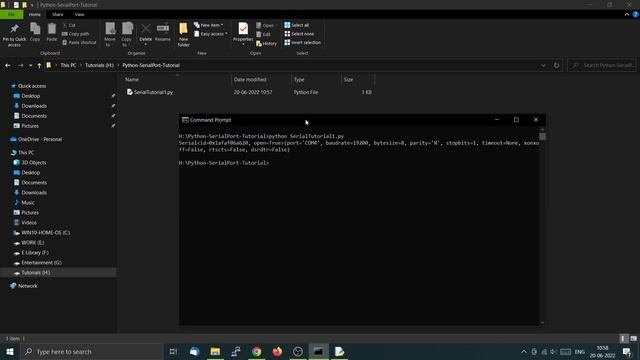 Serial Port Communication between PC  and Arduino using Python 3 and PySerial Tutorial for Beginner