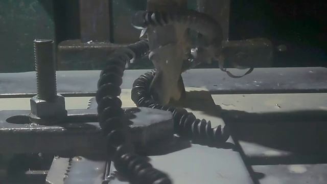 Сверление отверстия диаметром 40 мм / The process of making a hole d=40 mm