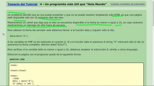 PHP Esenciales: 13 Programa con el Cual Podemos Obtener el Número de Día Actual con Función date()