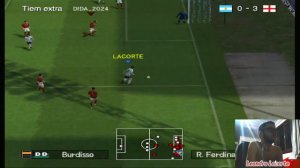 [PS2] COPA DO MUNDO no PES 6 CLÁSSICO ON-LINE! Grupos! Argentina (Eu) x Inglaterrra (Dida)! #2