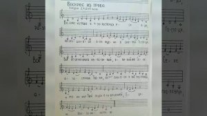 "Воскрес из гроба". Знаменный распев. НОТЫ ➡️ https://t.me/Church_singing_from_scratch