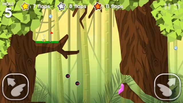 Flappy Golf 2 RAIN FOREST HOLE 1-9 Gold Star Walkthrough смотреть онлайн