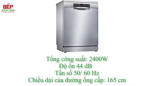 Máy rửa bát Bosch SMS46NI05E | Bếp Hoàng Cương смотреть онлайн