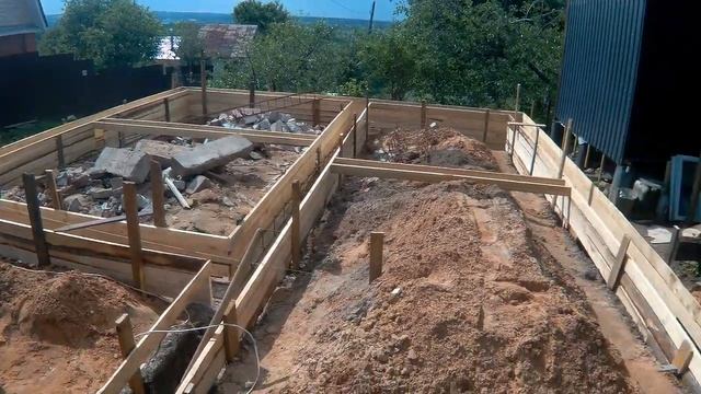 Фундамент , для дома за 600 тысяч рублей