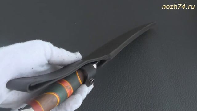 Нож Гюрза (Стабилизированная карельская береза(комбинированная люкс, 95Х18) - nozh74.ru смотреть онлайн