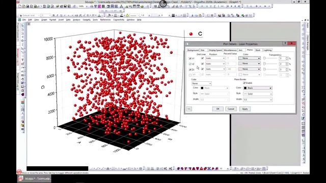 3D Scatterplot in OriginPro смотреть онлайн
