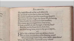 Shakespeare's Sonnet #96 "Some say thy fault is youth, some wantonness"