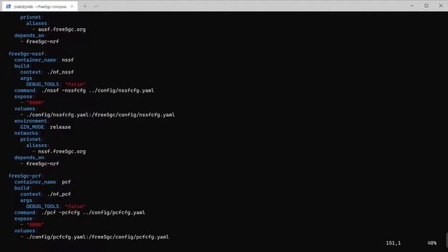 Docker compose yaml