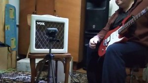 Ламповый комбик VOX AC4TV с динамиком Celestion Gold Back. Пример звучания.