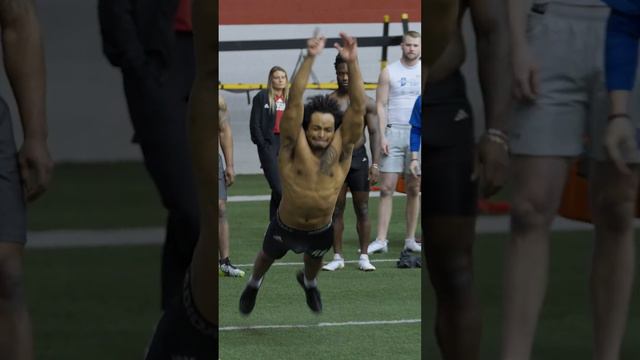 Indiana Football | Josh Henderson 10 Foot Broad Jump