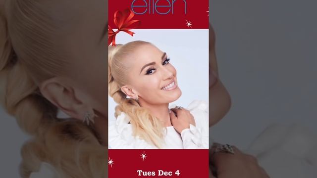 Gwen Stefani backstage on the Ellen Degeneres show to be broadcasted tomorrow !