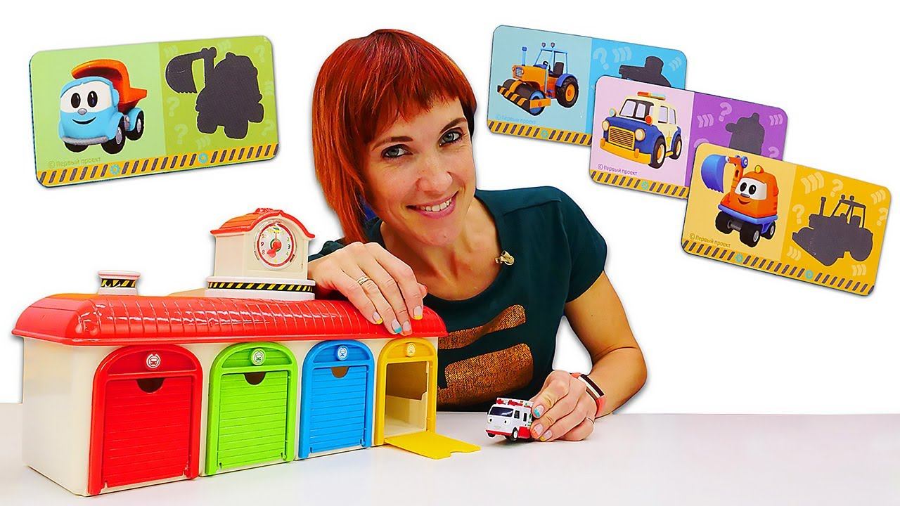 Грузовичок Лева и мультфильм - Маша Капуки Кануки и Мостик из пазлов с грузовичком Лёвой