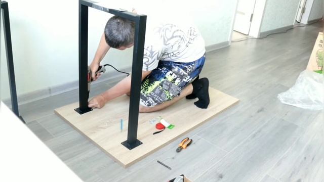 Кухонный стол лофт своими руками за 4200 рублей смотреть онлайн