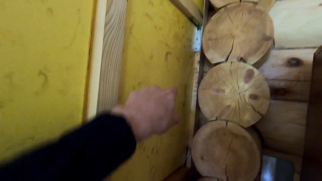 Ванная комната своими руками . Из ОСБ панелей и бруса . Выживание в деревне