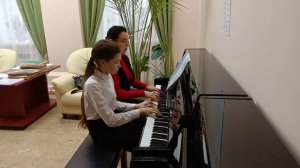 Д.Тюрк "Шторм", исп. Старостина Элина, 13 лет, преподаватель Баландина Екатерина