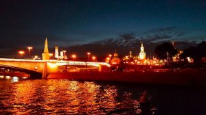 Ночная Москва - Вид с теплохода