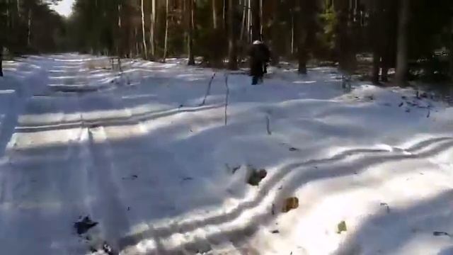 KS-16S по снежной целине. смотреть онлайн