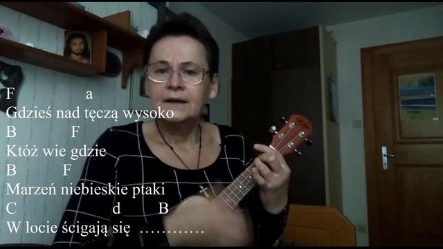 Over The Rainbow po polsku - chwyty na ukulele смотреть онлайн