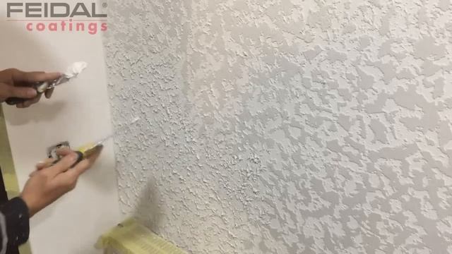Видео урок по нанесению декоративной штукатурки FEIDAL.