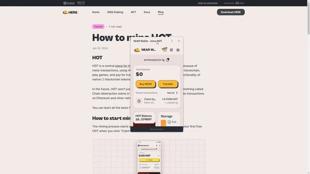 Круче чем notcoin — майнинг HOT в телеграме | Как заработать hotcoin | Как пополнить NEAR - ОБЗОР смотреть онлайн