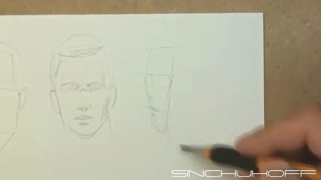 Как нарисовать лицо карандашом поэтапно Часть 1 смотреть онлайн