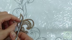 Часы из джута и мешковины с элементами джутовой филиграни - Jute Wall Clock/© 2021 г