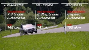 Audi A4 vs BMW 3 Series vs Volvo S60