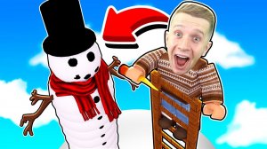 СОЗДАЛ СНЕГОВИКА до НЕБЕС! #FFGTV