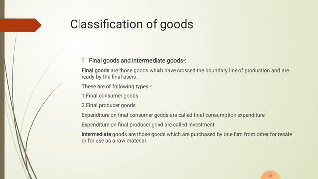 Basic concepts of Marco economics