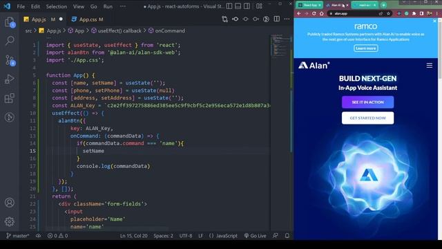 Fill Forms in React using your Voice - React Forms Tutorial