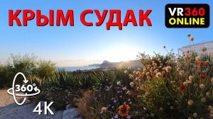 3D VR видео 360 4K SUNSET VR ЗАКАТ СУДАК КРЫМ 2024  3D видео 360 для vr очков 3D video