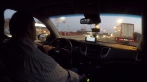 Дорога на машине из Солнечногорска в Зеленоград. Ускоренная съёмка и немного радиосвязи