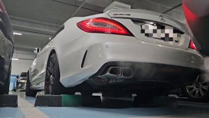 mercedes cls63 s amg cold start, v8 sound