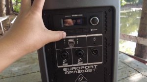BEHRINGER MPA200BT ชุดเคลื่อนที่เร็วแบตอึด 10 ชั่วโมง