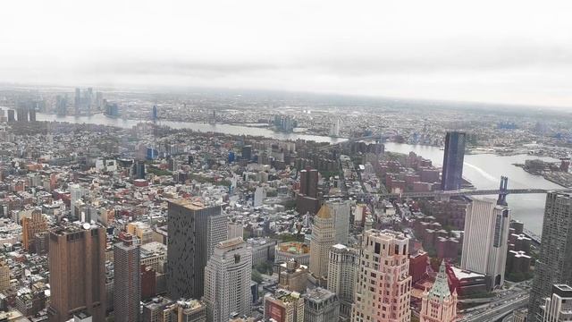 View out of the One World Trade Center, New York, May 2022 Part 2 смотреть онлайн