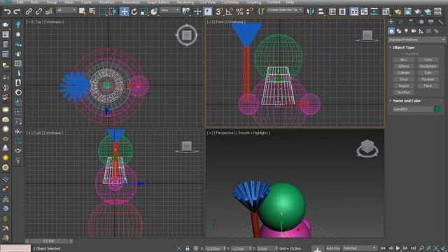 Уроки 3DS Max  Стандартные и расширенные примитивы  Снеговик